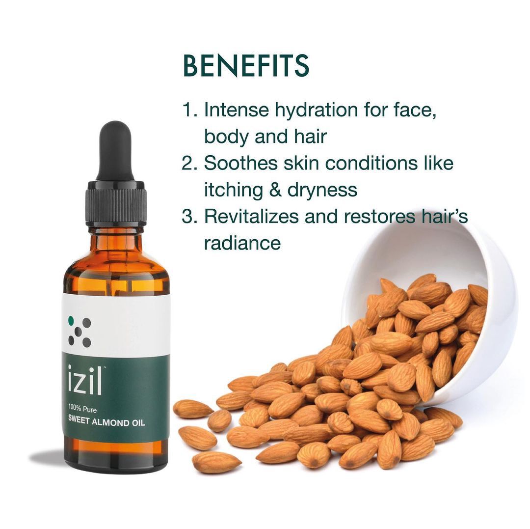 Sweet almond oil deals benefits for hair
