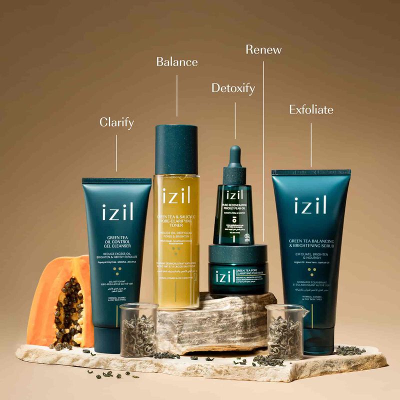 طقوس الشاي الأخضر للتفتيح وتنقية المسام image number null