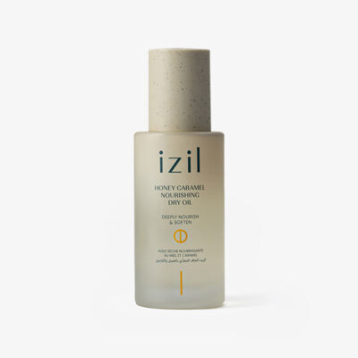 الزيت الجاف المغذّي بالعسل والكراميل
