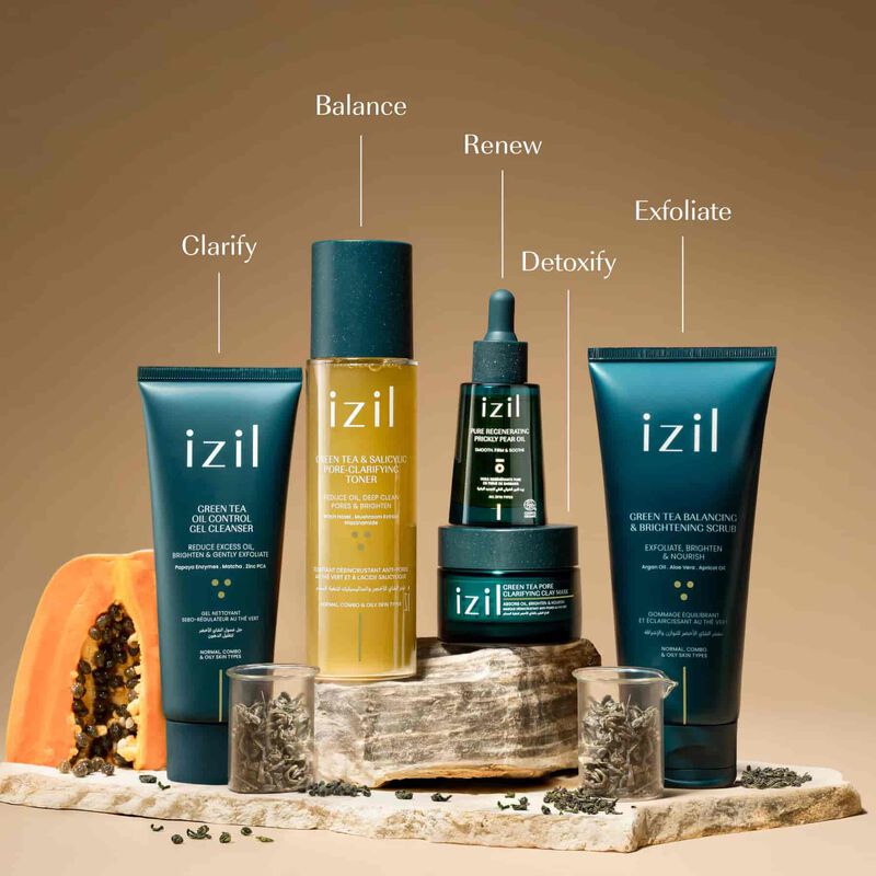 تونر الشاي الأخضر والساليسيليك لتنقية المسام image number null