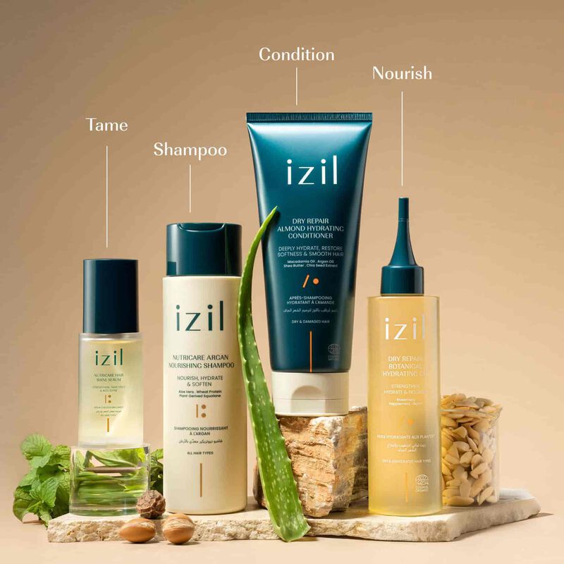 طقوس الترطيب العميق ولمعان الشعر image number null