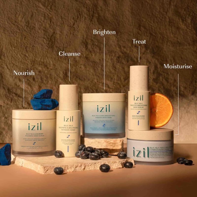 كريم الجسم ثلاثي التفتيح بالنيلة الزرقاء image number null