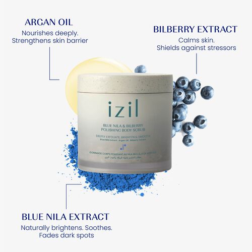 Blue Nila & Bilberry Polishing Body Scrub image number null