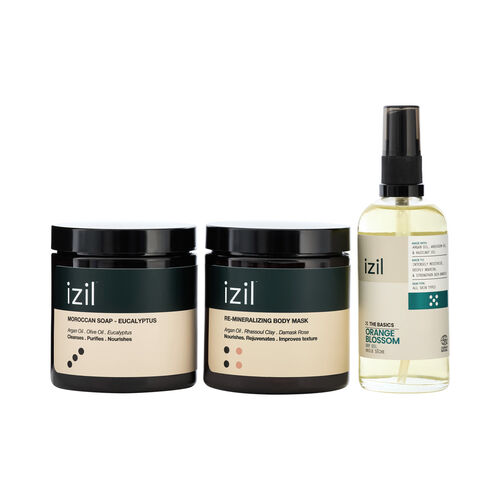 مجموعة الحمام المغربي للترطيب بعطر زهر البرتقال image number null
