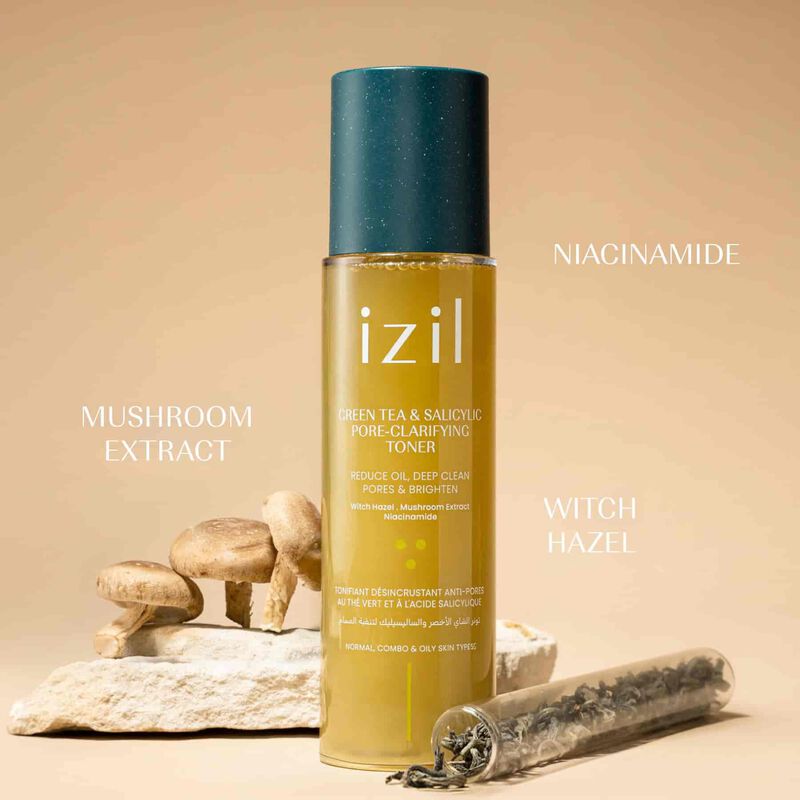 تونر الشاي الأخضر والساليسيليك لتنقية المسام image number null