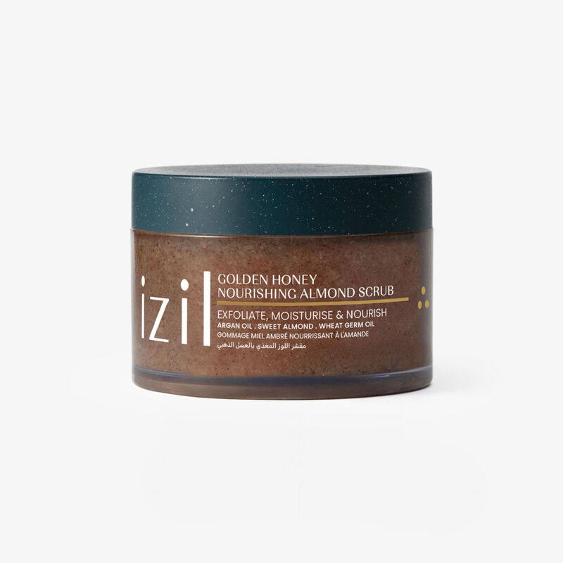 مقشر اللوز المغذي بالعسل الذهبي image number null