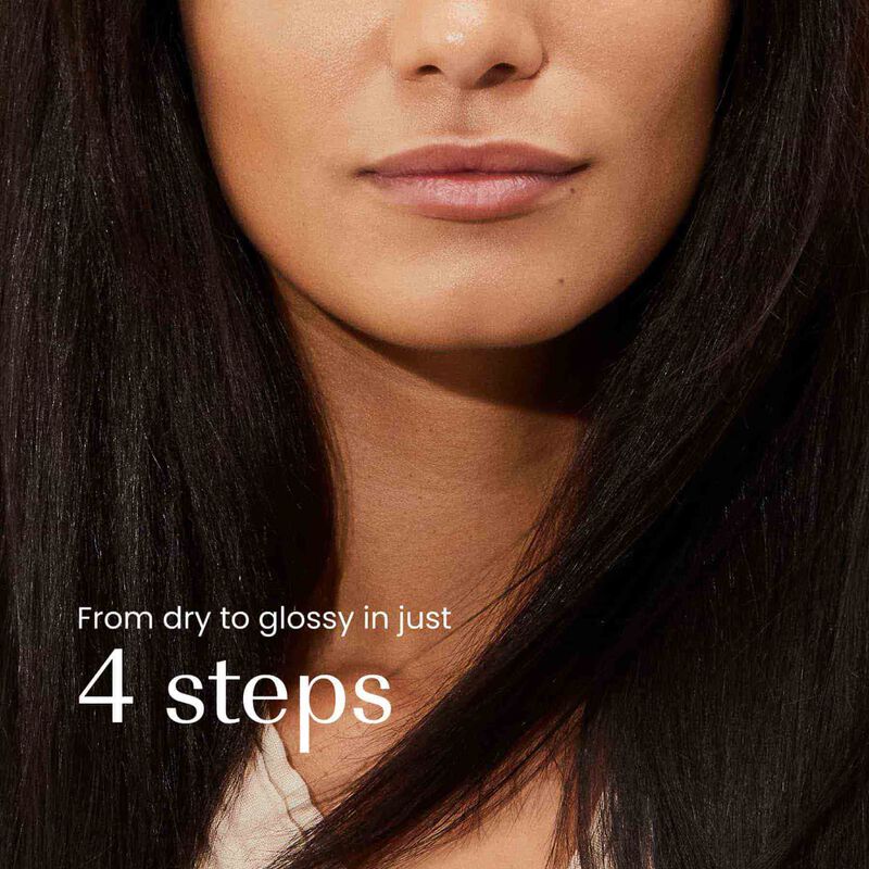 طقوس الترطيب العميق ولمعان الشعر image number null