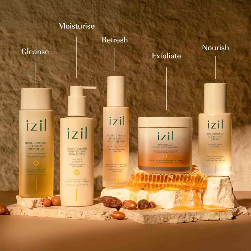 مجموعة العسل والكراميل الدافئة للعناية بالجسم image number null