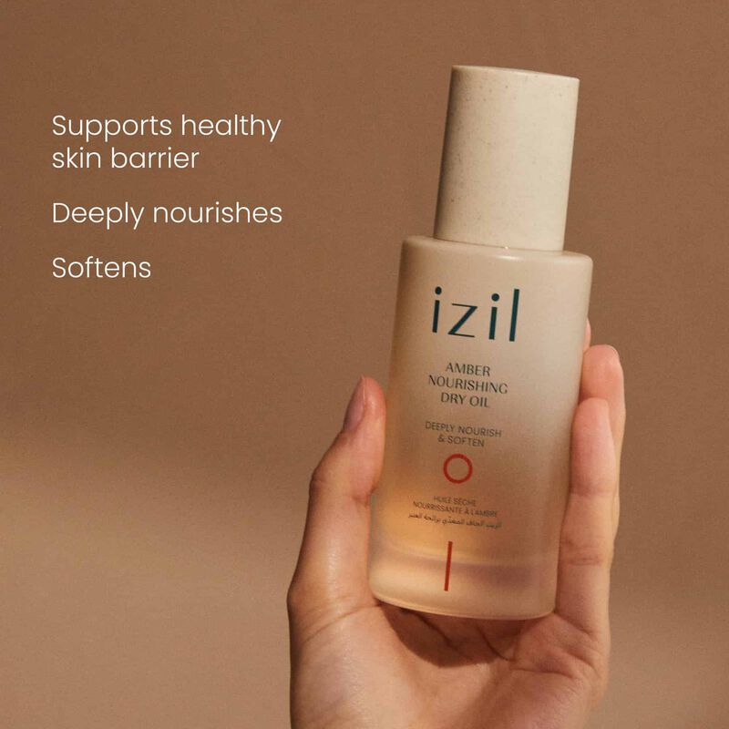 الزيت الجاف المغذّي برائحة العنبر image number null