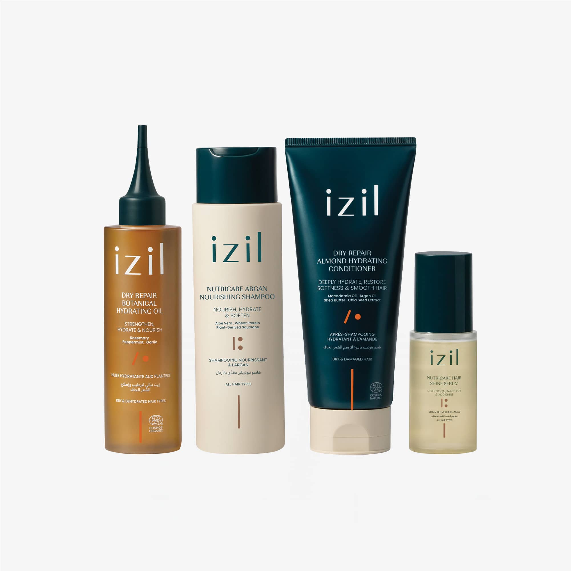 IZIL Beauty Dry Repair Deep Moisture & Glossy Hair Ritual