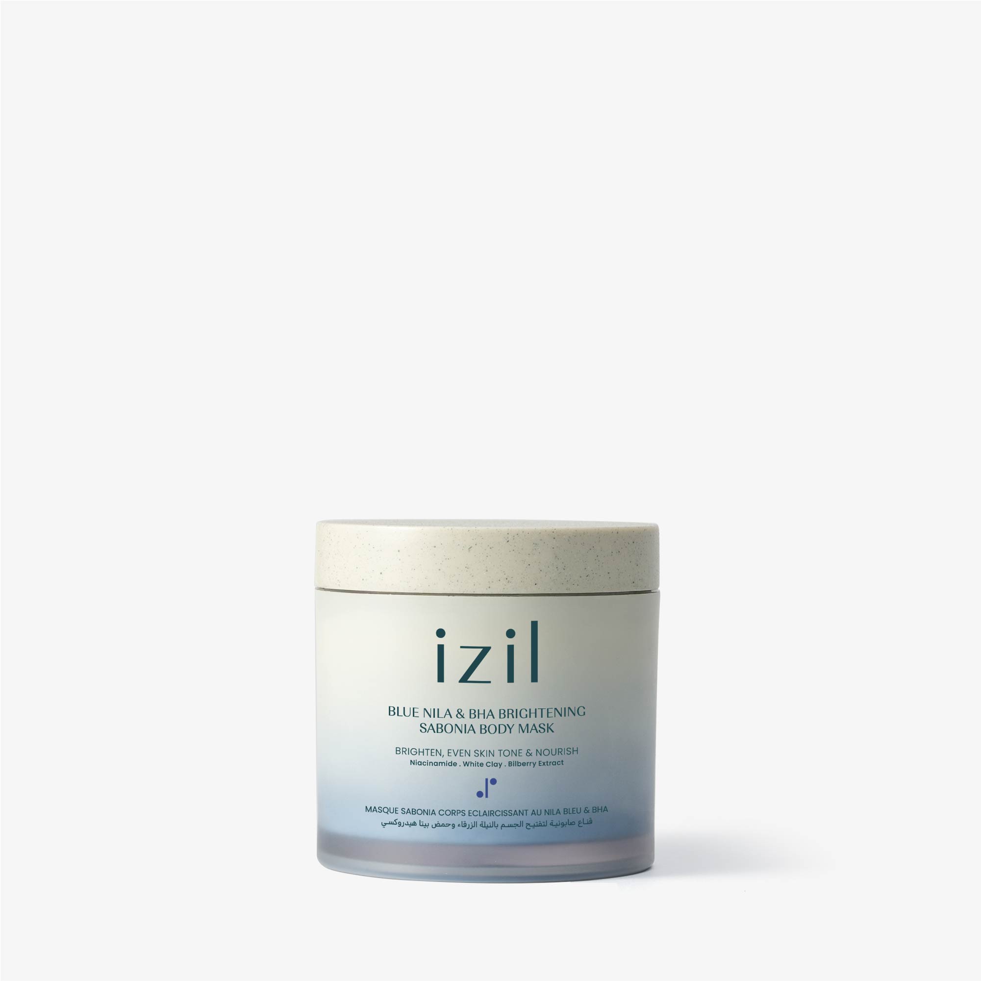 Blue Nila & BHA Brightening Sabonia Body Mask